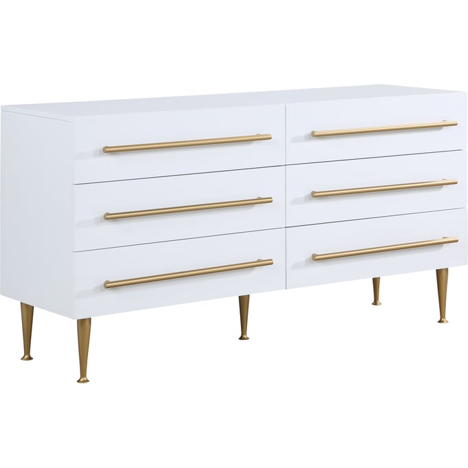 Meridian Furniture Marisol White Dresser MRD-844WHITE-D