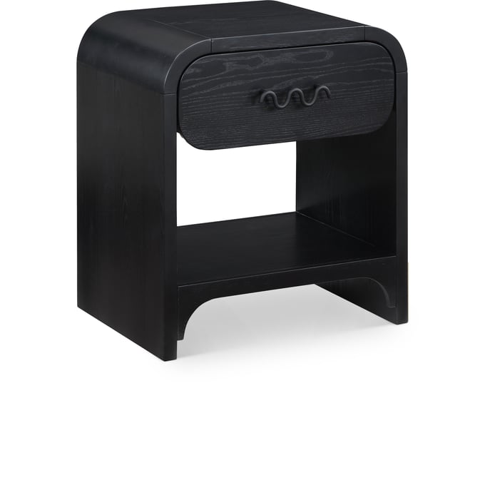 Meridian Furniture Hayes Black Night Stand MRD-851BLACK-NS