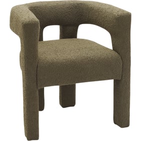 Meridian Furniture Athena Olive Green Fabric Dining Chair