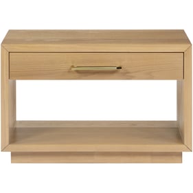 Meridian Furniture Avery Oak Wood Night Stand