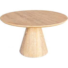 Meridian Furniture Linette White Oak Dining Table