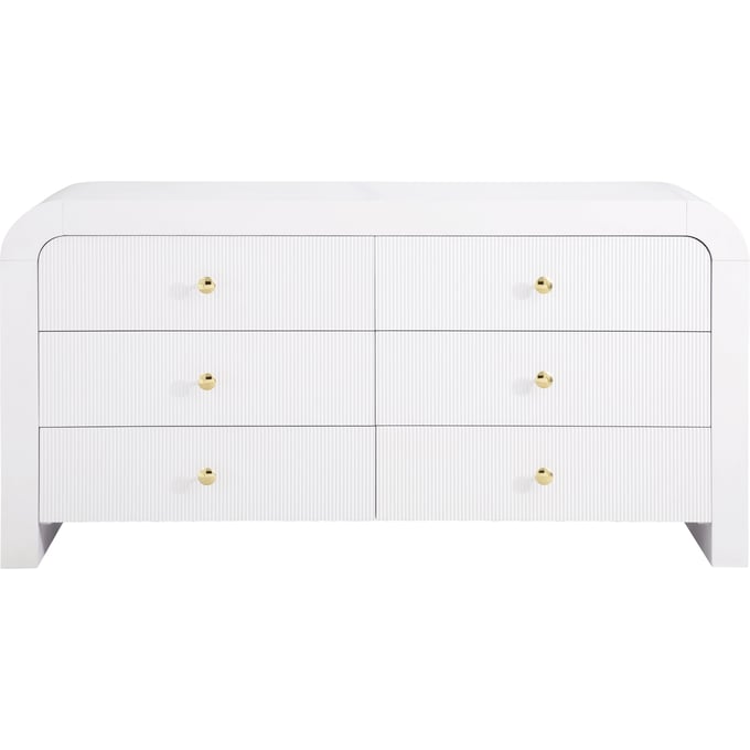 Meridian Furniture Artisto White Dresser MRD-888WHITE-D