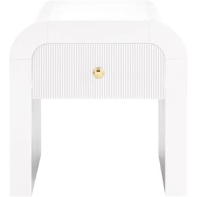 Meridian Furniture Artisto White End Table