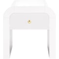 Artisto White End Table