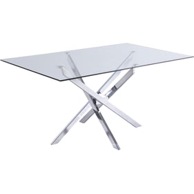 Meridian Furniture Xander Chrome Dining Table