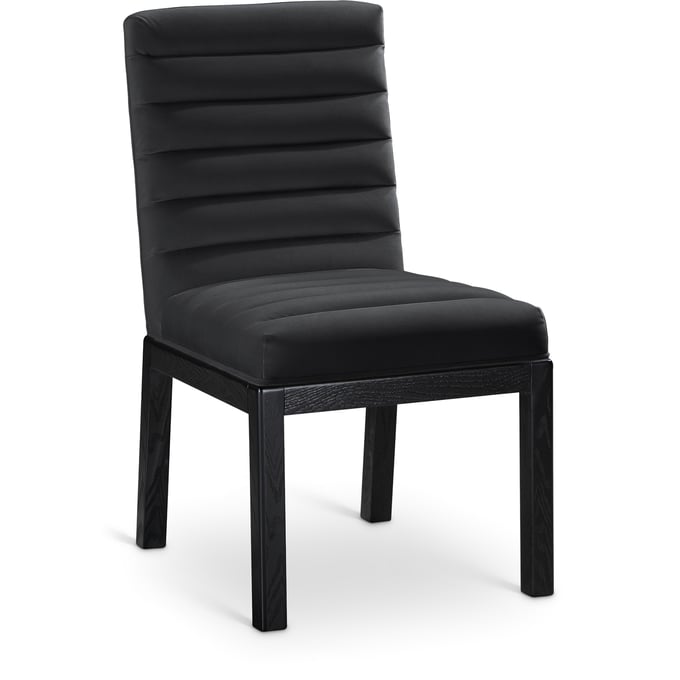 Meridian Furniture Evelyn Black Velvet Dining Chair MRD-902BLACK-C