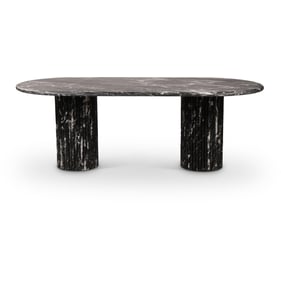 Meridian Furniture Messina Black Marble Dining Table