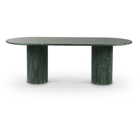 Meridian Furniture Messina Green Marble Dining Table