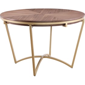 Meridian Furniture Eleanor Natural Gold Dining Table