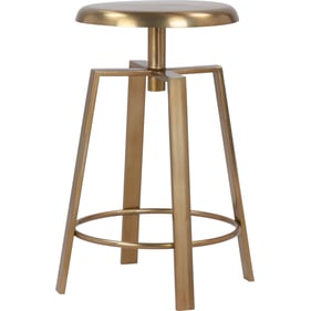 Meridian Furniture Lang Gold Bar Stool