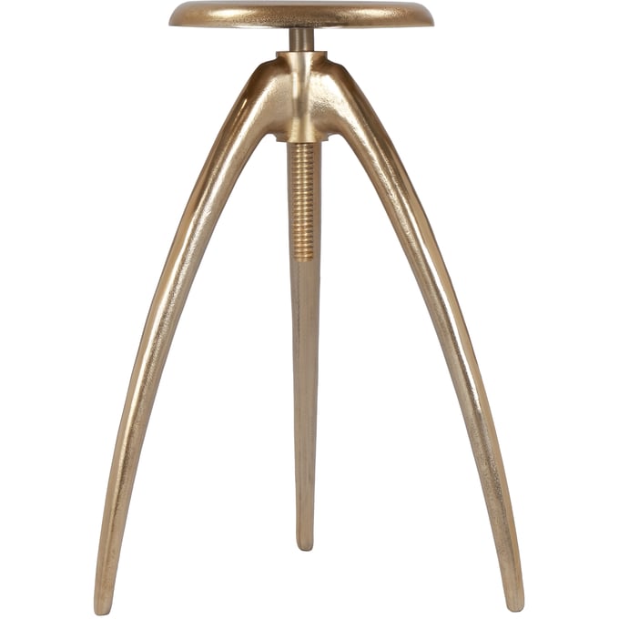 Meridian Furniture Clara Gold Counter Height Stool MRD-937GOLD