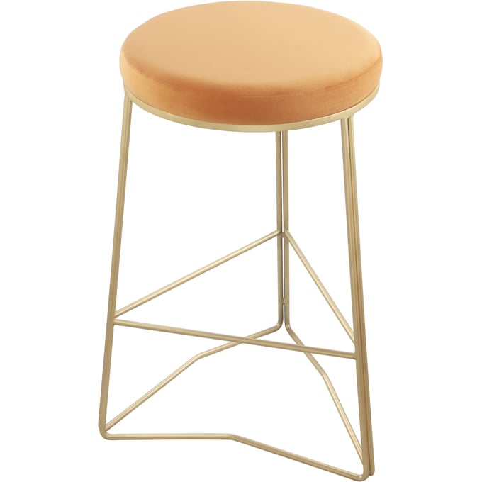 Meridian Furniture Tres Mango Velvet Counter Height Stool MRD-942MANGO-C