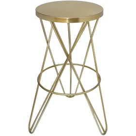 Meridian Furniture Mercury Gold Bar Stool