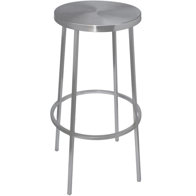 Meridian Furniture Tyson Silver Bar Stool MRD-950SILVER