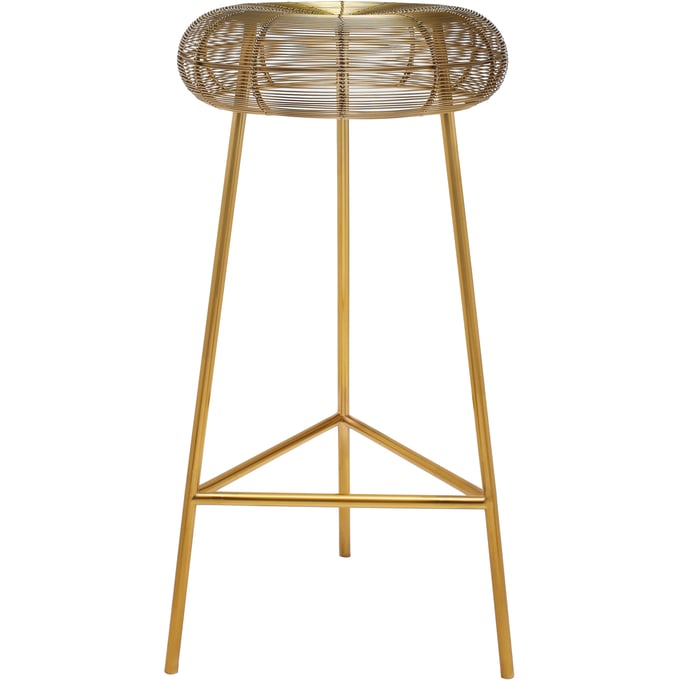 Meridian Furniture Tuscany Gold Bar Stool MRD-964GOLD