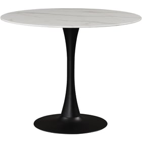 Meridian Furniture Tulip Matte Black 36 Inch Dining Table