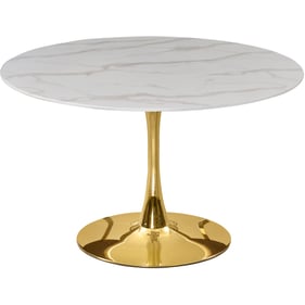 Meridian Furniture Tulip Gold 48 Inch Dining Table