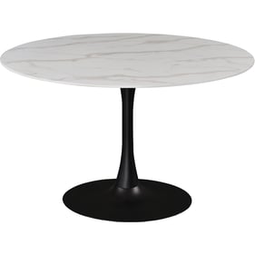 Meridian Furniture Tulip Matte Black 48 Inch Dining Table