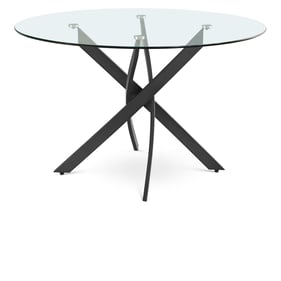 Meridian Furniture Xander Matte Black Round Dining Table