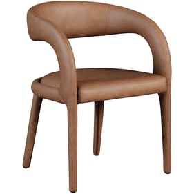 Meridian Furniture Sylvester Brown Vegan Leather Dining Chair