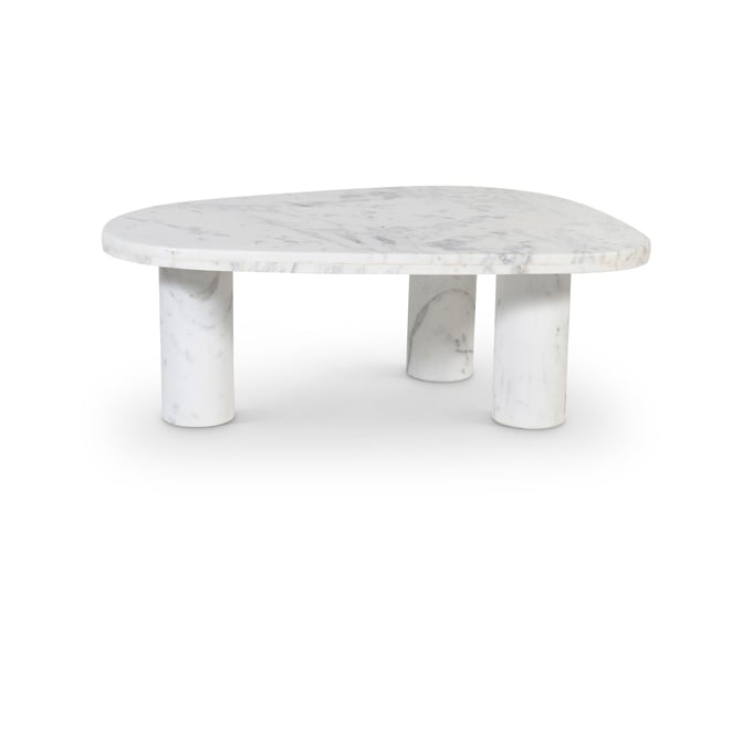 Meridian Furniture Messina White Grey Coffee Table MRD-99008WHITE-CT