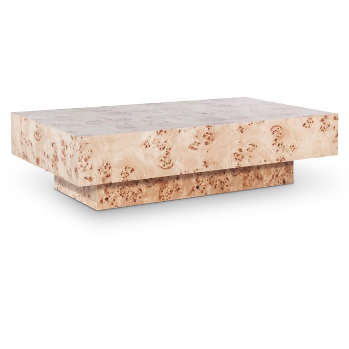 Meridian Furniture Otto Natural Coffee Table MRD-99015BURL-CT