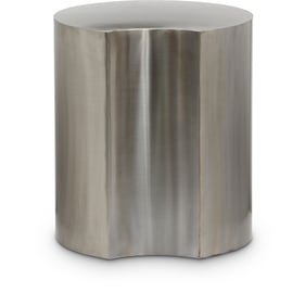 Meridian Furniture Dimple Silver 18 Inch End Table