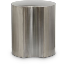 Meridian Furniture Dimple Silver 20 Inch End Table