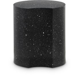 Meridian Furniture Dimple Black Terrazo 16 Inch End Table