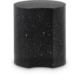 Meridian Furniture Dimple Black Terrazo 18 Inch End Table