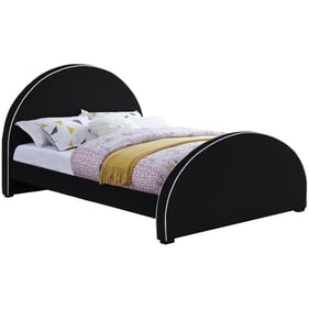 Meridian Furniture Brody Black Velvet Queen Bed