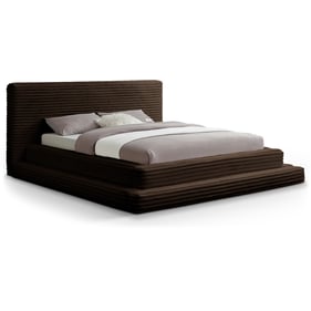 Meridian Furniture Drew Brown Fabric Queen Platform Bed