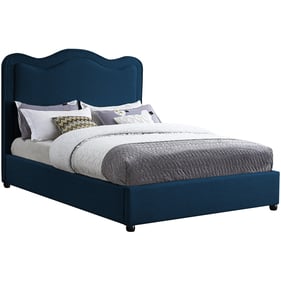 Meridian Furniture Felix Navy Fabric Full Bed