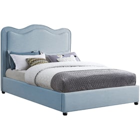 Meridian Furniture Felix Light Blue Fabric Full Bed