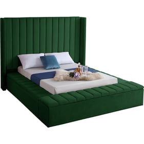 Design Edge Ungarie  Green Velvet King Bed