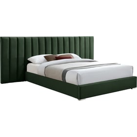 Meridian Furniture Pablo Green Velvet King Bed