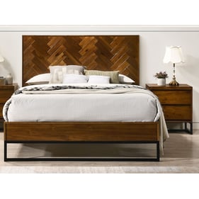 Meridian Furniture Reed Coffee 4pc Bedroom Set With King Bed