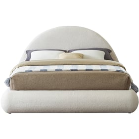 Meridian Furniture Rudy Cream Fabric King Bed