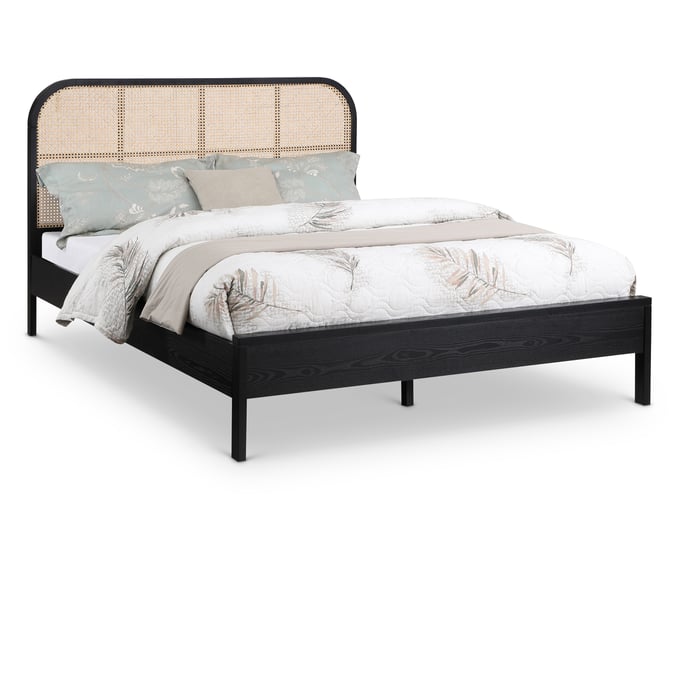 Meridian Furniture Siena Black Queen Bed MRD-SIENABLACK-Q