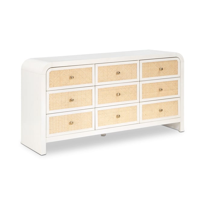 Meridian Furniture Siena White Dresser MRD-SIENAWHITE-D