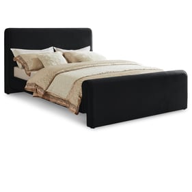 Meridian Furniture Sloan Black Velvet King Bed