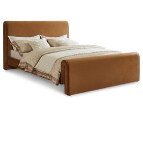 Meridian Furniture Sloan Saddle Velvet King Bed