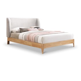 Meridian Furniture Ventura Grey Fabric Natural King Bed