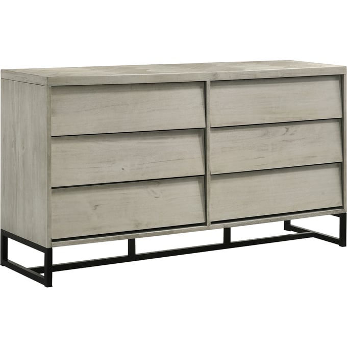 Meridian Furniture Weston Grey Stone Dresser MRD-WESTON-D