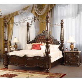 New Classic Furniture Palazzo Marina Brown 2pc Cal King Bedroom Set B-NS