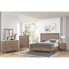 New Classic Furniture Glen Park Almond 5pc Cal King Bedroom Set B-DR-MR-CH-...