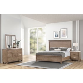 New Classic Furniture Glen Park Almond 4pc King Bedroom Set B-DR-MR-NS