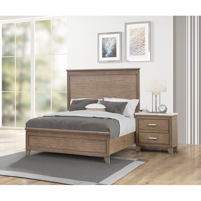 New Classic Furniture Glen Park Almond 2pc Queen Bedroom Set NCF-00-2422-300-2PC-Q