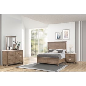 New Classic Furniture Glen Park Almond 4pc Queen Bedroom Set B-DR-MR-NS