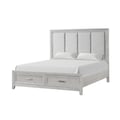 Fiona 6/6 King Bed, Mist Gray